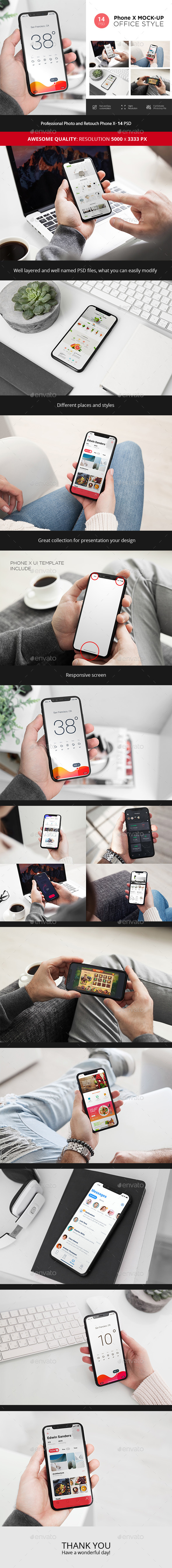 GraphicRiver Phone X Mock-Up's 21144393 GraphicRiver Phone X Mock-Up's 21144393
