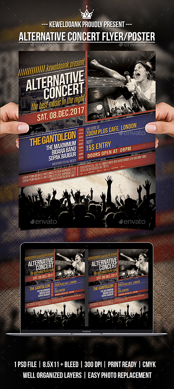 GraphicRiver Alternative Concert Flyer Poster 21144471 GraphicRiver Alternative Concert Flyer Poster 21144471