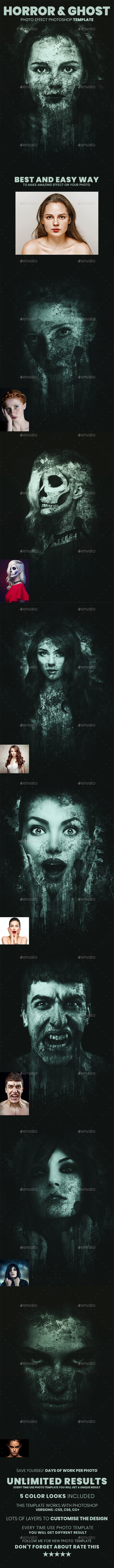 GraphicRiver Horror & Ghost Photo Effect Photoshop Template 21141945 GraphicRiver Horror & Ghost Photo Effect Photoshop Template 21141945