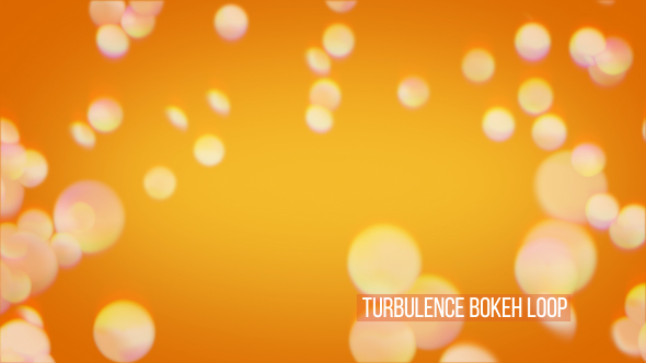Turbulence Bokeh Loop Overlay And Background V2