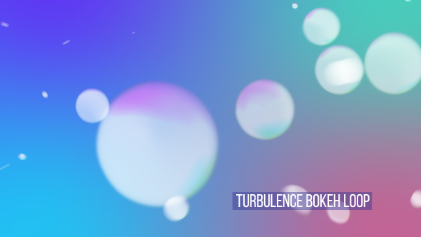 Turbulence Bokeh Loop Overlay And Background V6