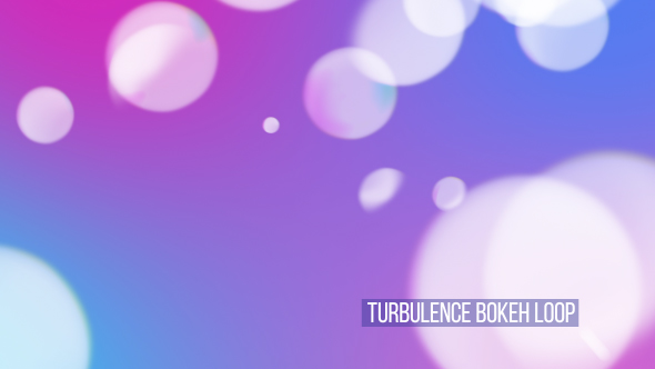 Turbulence Bokeh Loop Overlay And Background V7