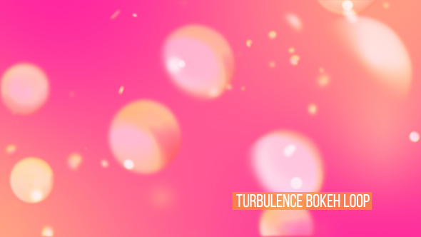 Turbulence Bokeh Loop Overlay And Background V8