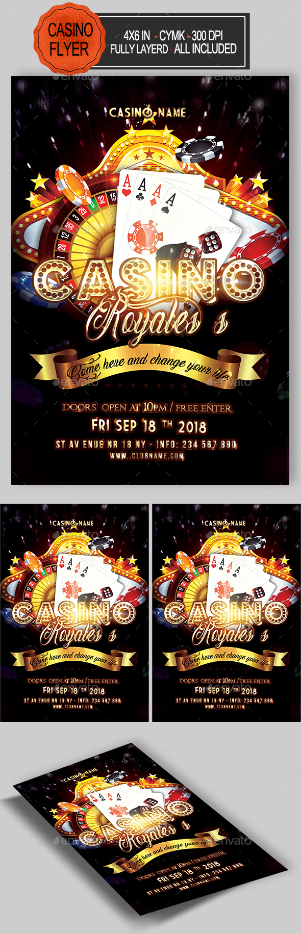 Casino Flyer - Events Flyers