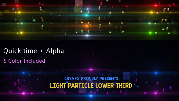 Light Particle Lower Third