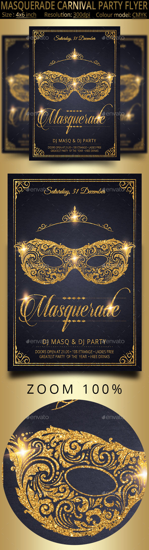 GraphicRiver Masquerade Carnival Party Flyer 21145665 GraphicRiver Masquerade Carnival Party Flyer 21145665