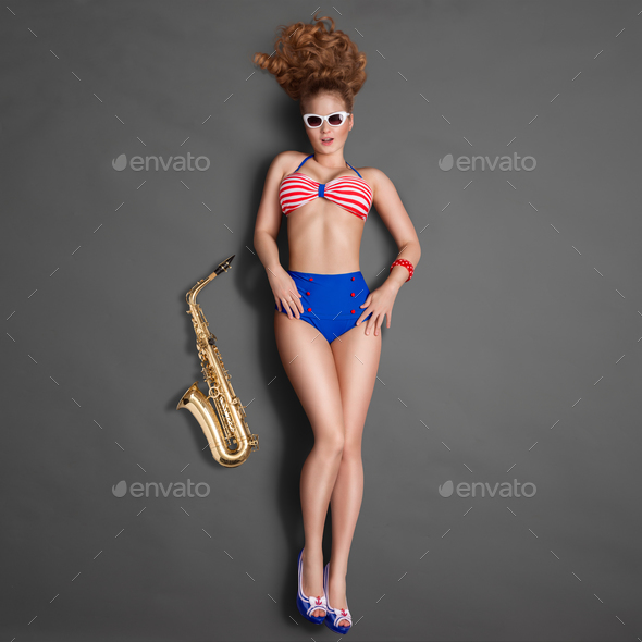 Erotic jazz. - Stock Photo - Images