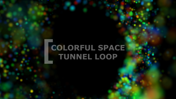 Colorful Space Tunnel Loop