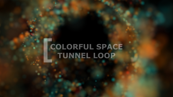 Colorful Space Tunnel Loop V4