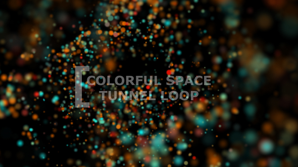 Colorful Space Tunnel Loop V5