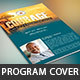 Church Conference Program Cover Template