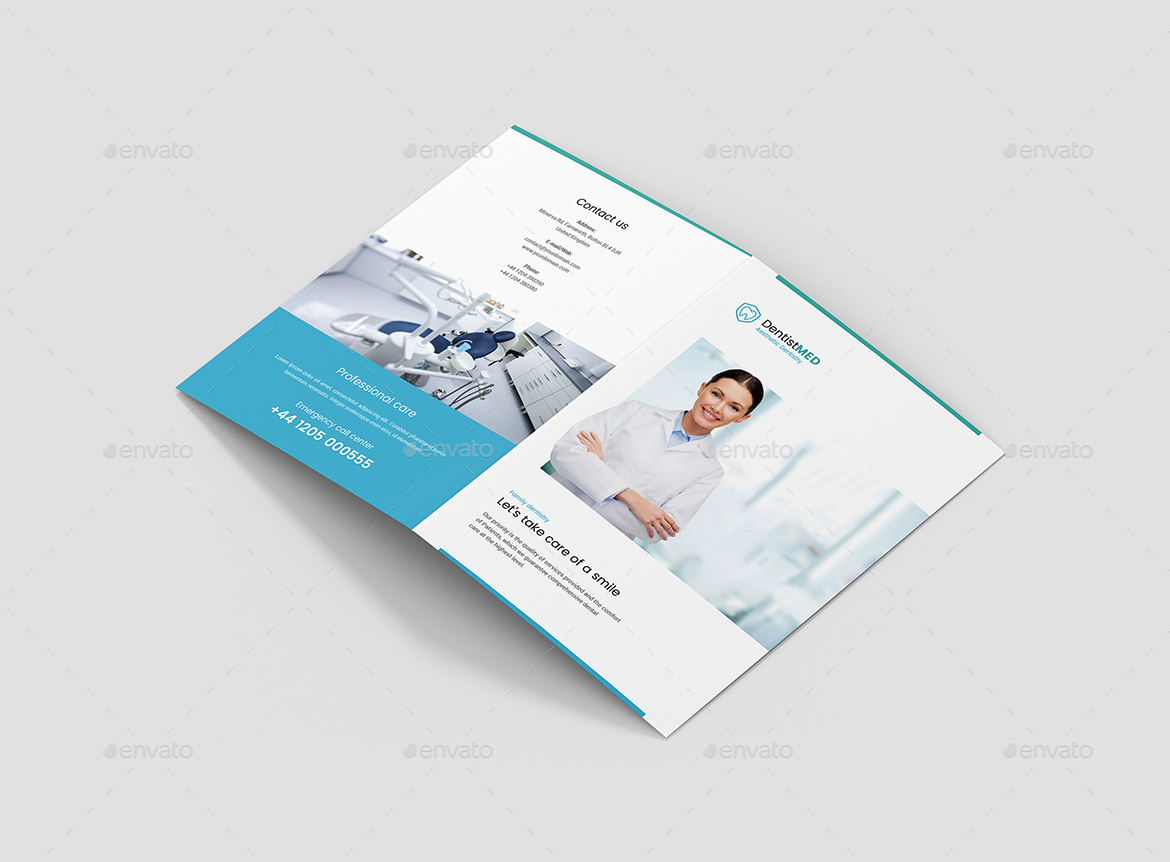 Brochure – Dentist Bi-Fold by artbart | GraphicRiver