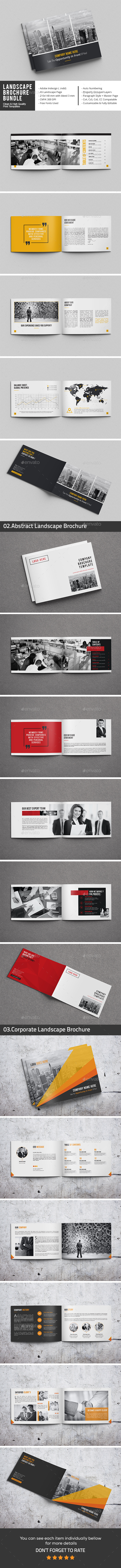 Landscape Brochure Bundle - Corporate Brochures