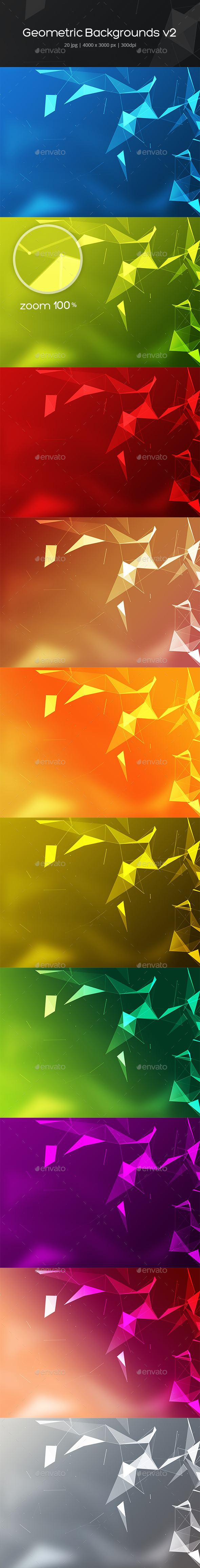 GraphicRiver Geometric Backgrounds v2 21150753 GraphicRiver Geometric Backgrounds v2 21150753