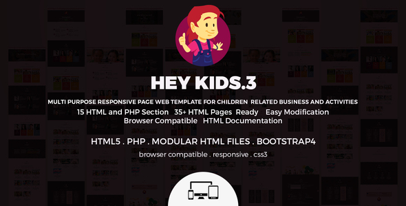 Hey Kids - ThemeForest 4044316