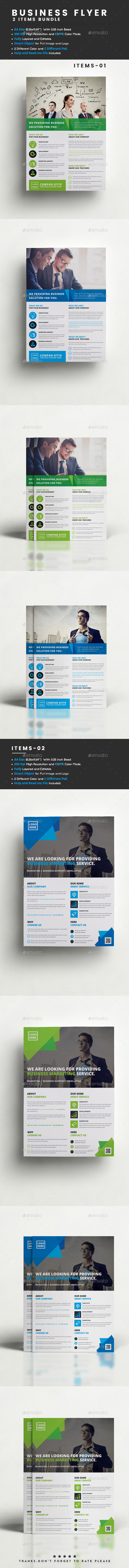 Flyer Bundle 2 in 1 - Corporate Flyers