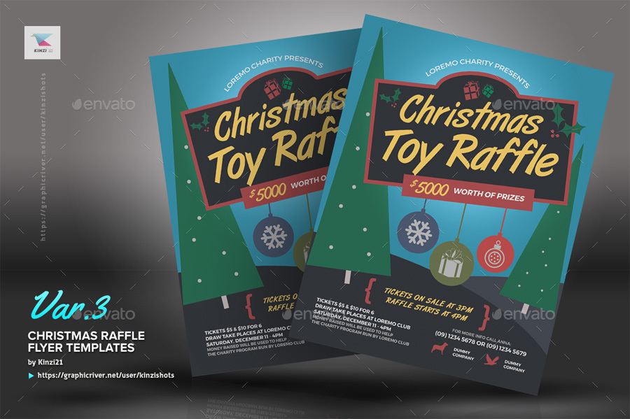 raffle poster template