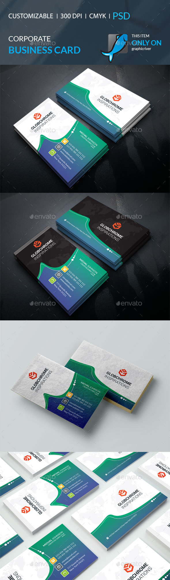 GraphicRiver Corporate Business Card 21152663