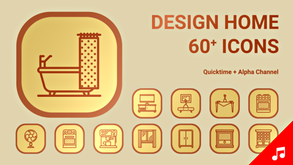 Interior Furniture Design Home Animation - Line Motion Graphics
