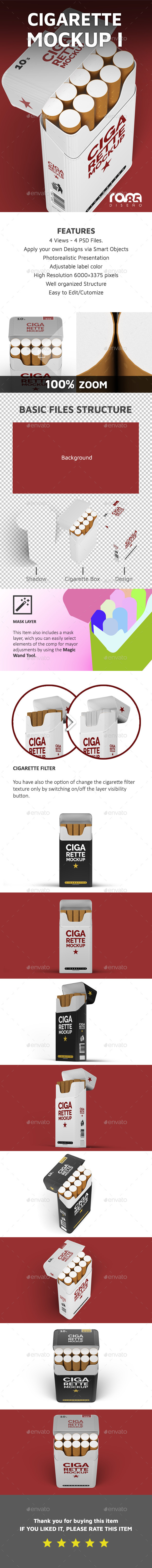 GraphicRiver Cigarette Mockup I 21153855