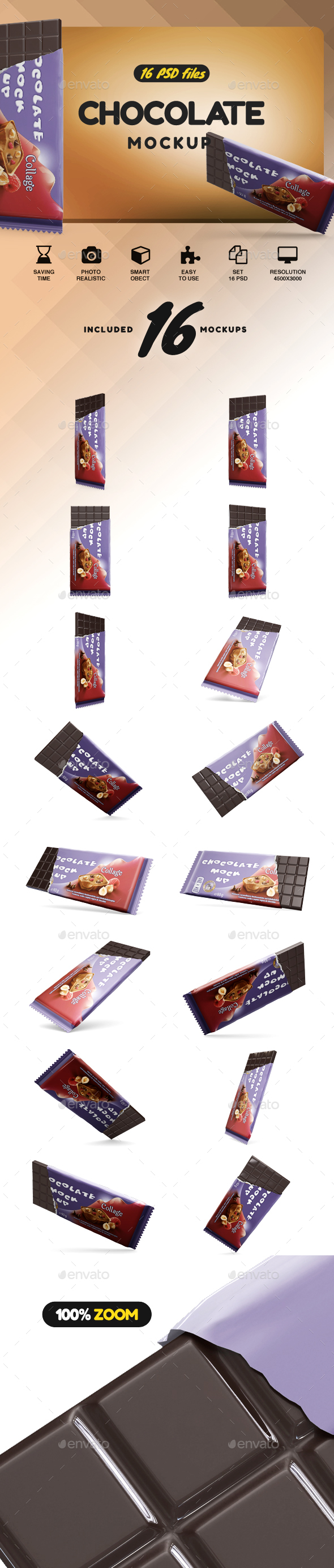 GraphicRiver Chocolate Vol2 Mockup 21153973