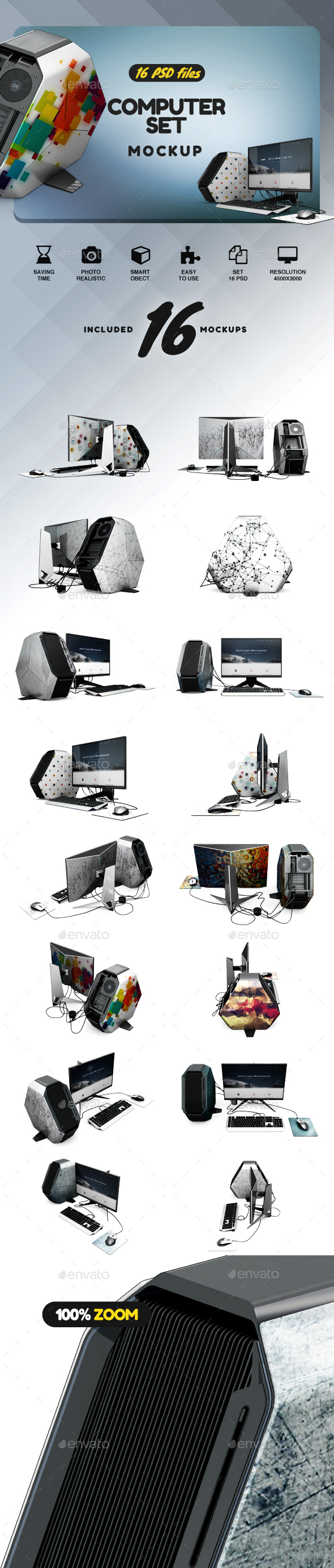 GraphicRiver Computer Set App & Skin Mockup 21154174 GraphicRiver Computer Set App & Skin Mockup 21154174