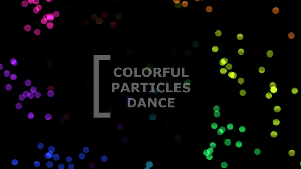Colorful Particles Dance V1