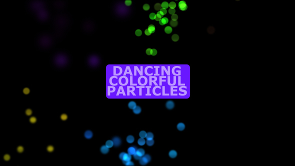 Colorful Particles Dance V10