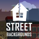 Parallax Street 2D Backgrounds