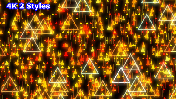 Triangles Shapes Background