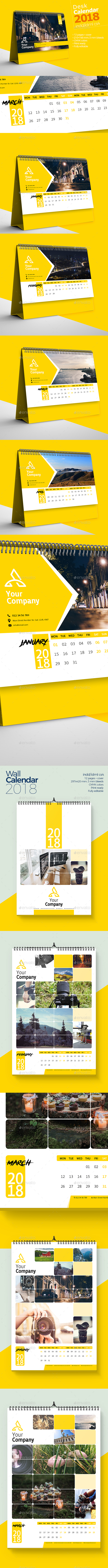 Calendar 2018 V1 Bundle - Calendars Stationery