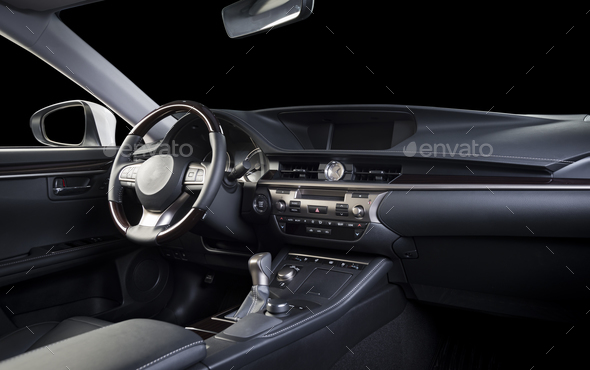 Car interior dashboard - Stock Photo - Images