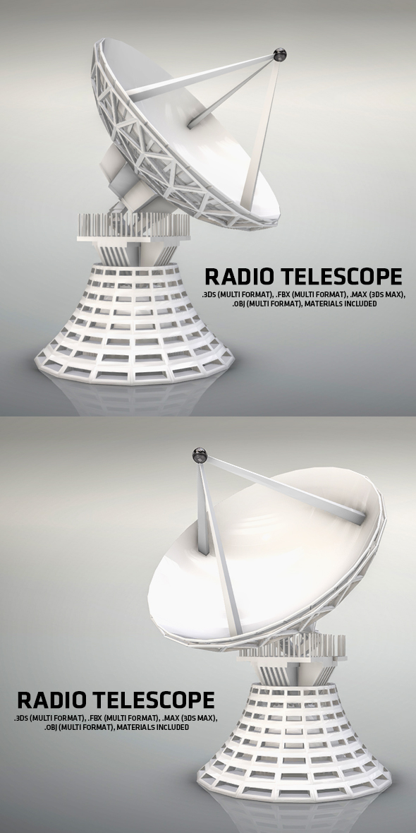 Radio Telescope - 3Docean 21155841