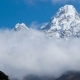 The Movement of Clouds Over the Mountain Ama Dablam - VideoHive Item for Sale