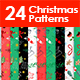 24 Seamless Christmas Patterns