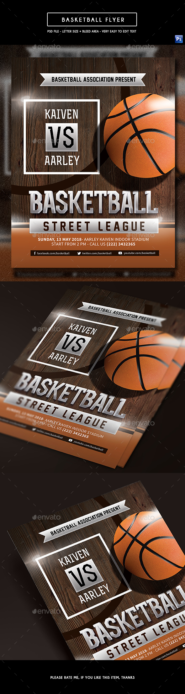 Baskeball Game Flyer - Sports Events