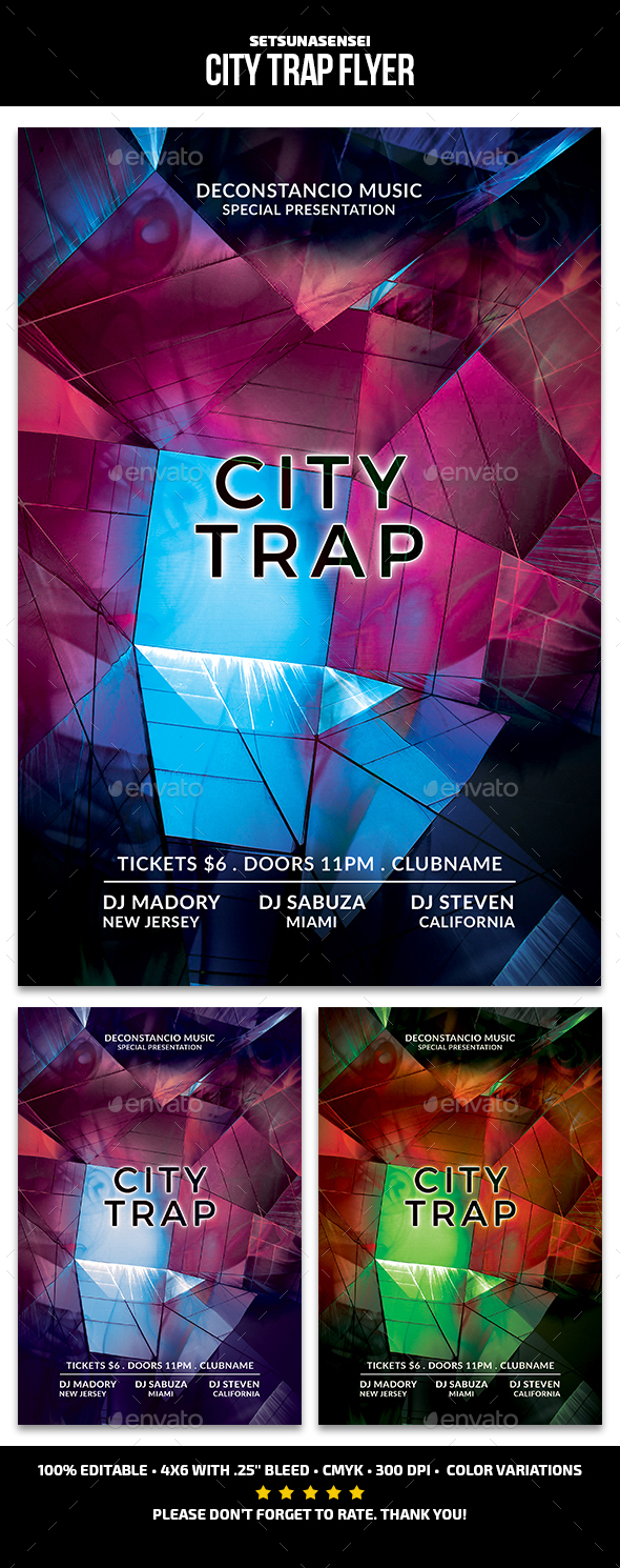 City Trap Flyer - Events Flyers