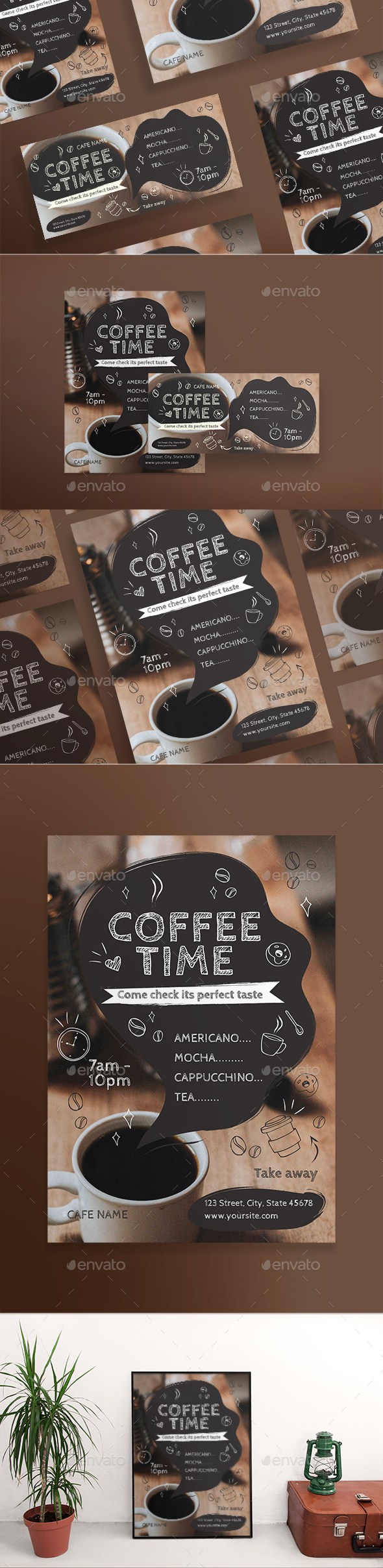 Coffee Time Flyers - Restaurant Flyers
