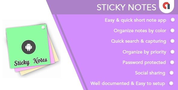 CodeCanyon Sticky Notes for Android 21159128 CodeCanyon Sticky Notes for Android 21159128