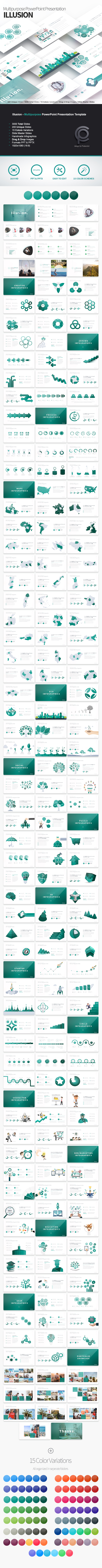 Illusion - Multipurpose PowerPoint Presentation - Business PowerPoint Templates