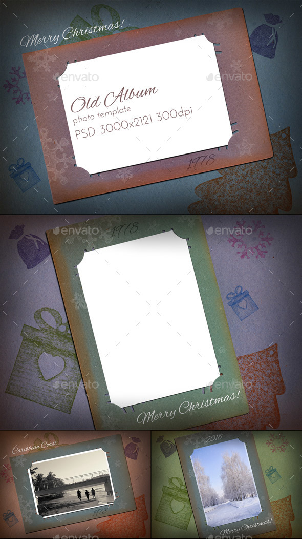 GraphicRiver Vintage Photo Album 21159586 GraphicRiver Vintage Photo Album 21159586