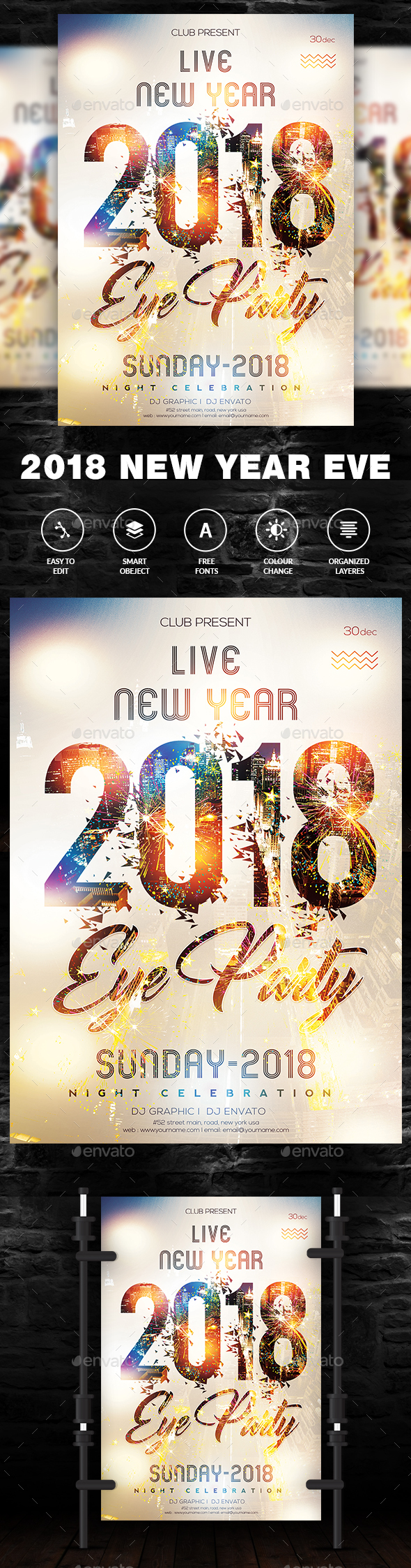 GraphicRiver New Year Eve Flyer 21160295 GraphicRiver New Year Eve Flyer 21160295