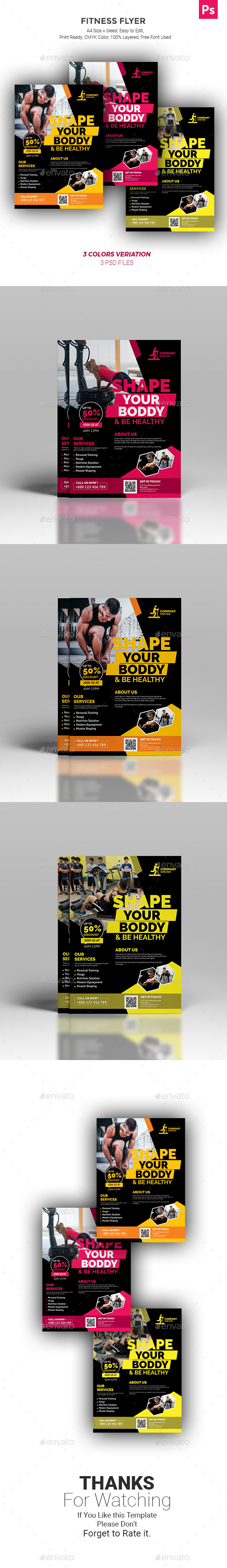 GraphicRiver Fitness Zym Flyer 21160418 GraphicRiver Fitness Zym Flyer 21160418