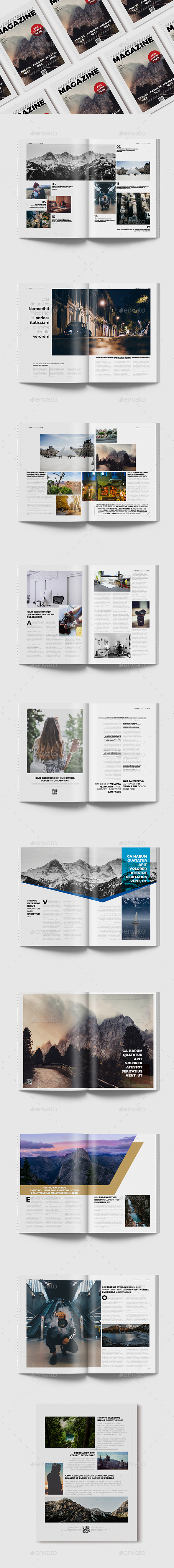 Magazine Template 20 Page - Magazines Print Templates