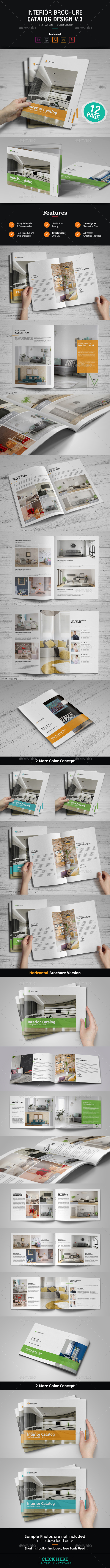 Interior Brochure Catalog Design v3 - Corporate Brochures