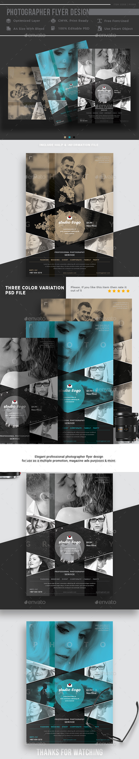 Photographer Flyer - Events Flyers