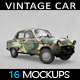 Vintage Car Mockup