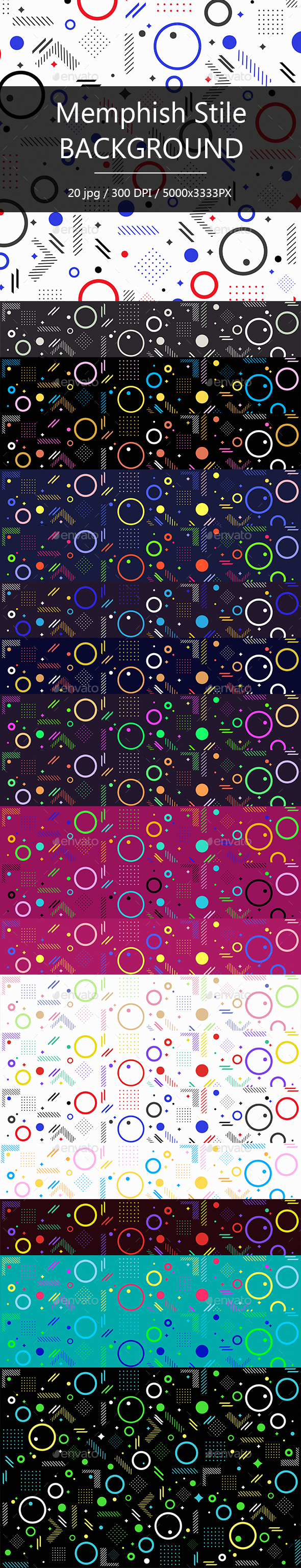GraphicRiver Memphish Stile 21163056 GraphicRiver Memphish Stile 21163056