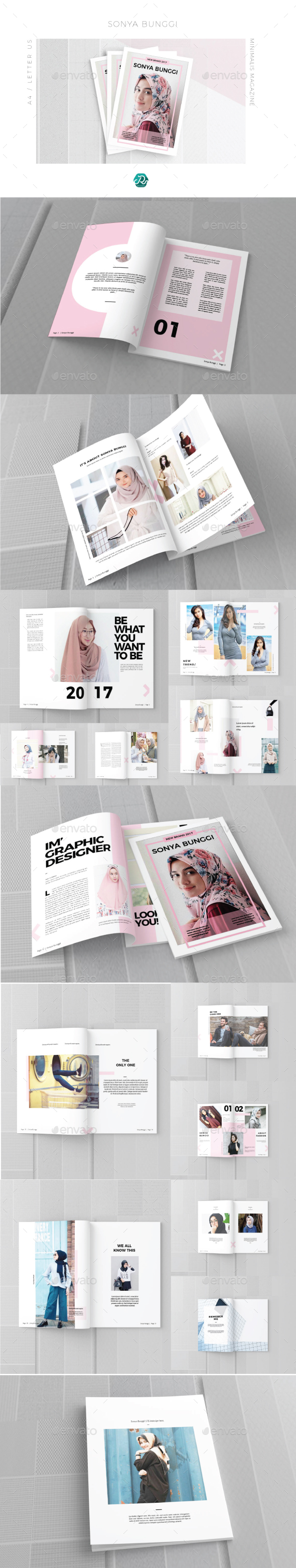 Sonya Bunggi Magazine - Magazines Print Templates