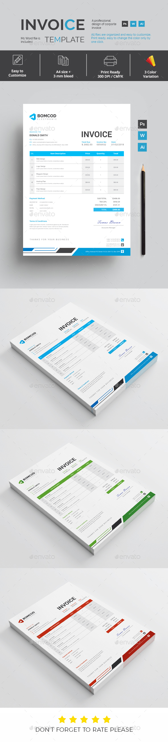 GraphicRiver Invoice 21163647 GraphicRiver Invoice 21163647